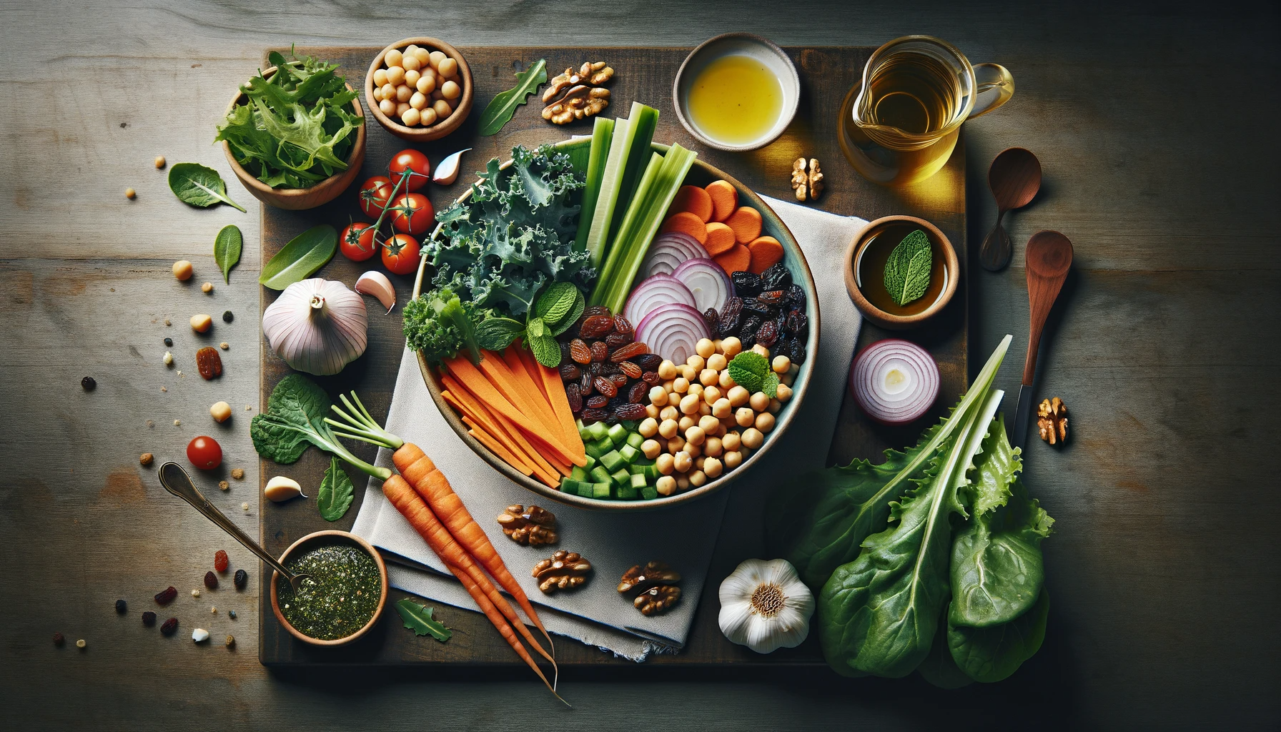 Super food salad for longevity- how to add nmn supplement to salad decode age