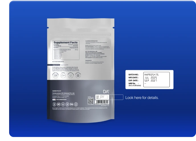 Verify Your Decode Age Supplement