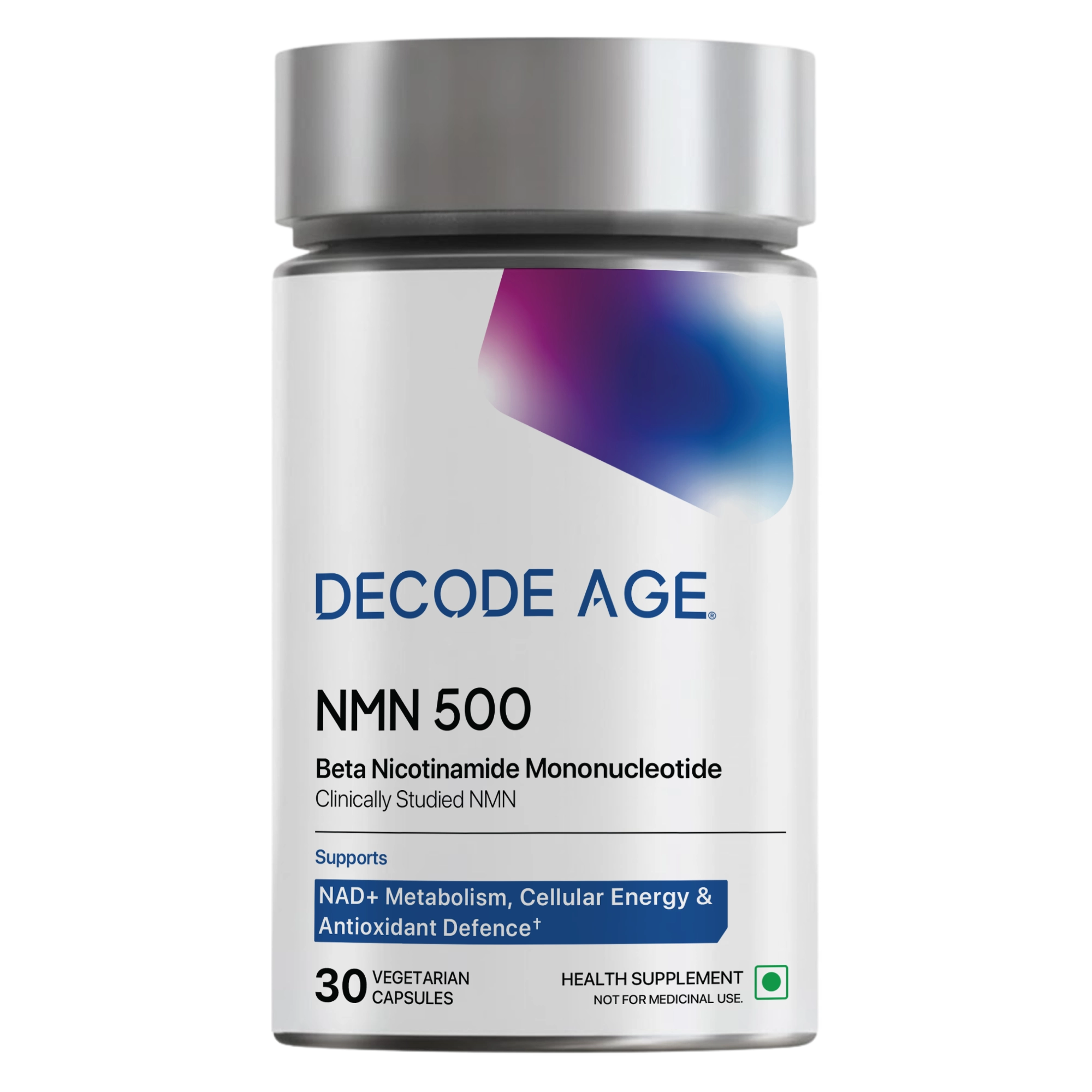 Buy NMN 500mg Capsules online at Decode Age| NMN Supplement