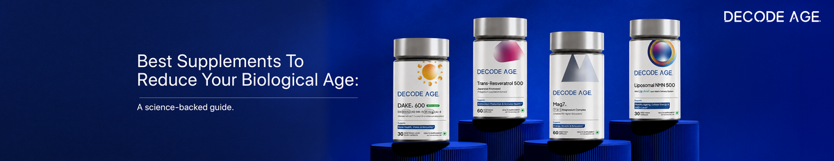 Best Supplements to Lower Your Biological Age: A Science-Backed Guide