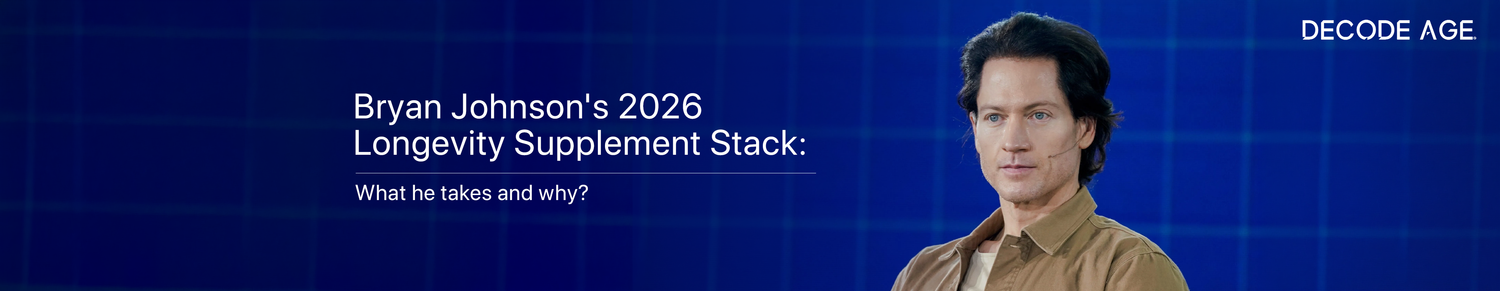 Bryan Johnson's 2026 Longevity Supplement Stack: What He Takes and Why