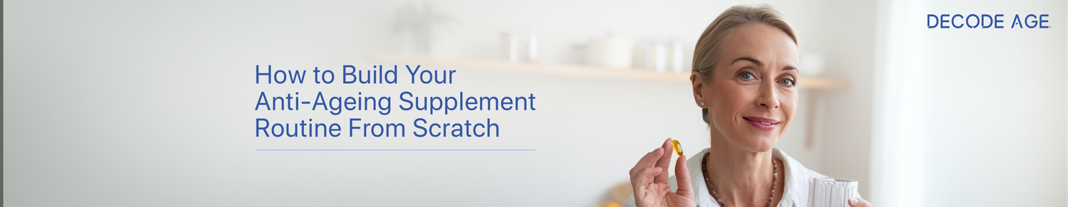 Learn how to build a science-backed anti ageing supplement routine using NMN, magnesium, Resveratrol, and longevity supplements for healthy ageing.