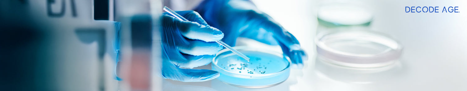 decodeage decode age senolytic healthy ageing longevity reverse ageing nmn nad+ booster gut microbiome biological age test senolytic 