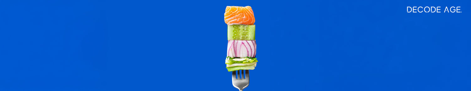 Super food salad for longevity- how to add nmn supplement to salad decode age