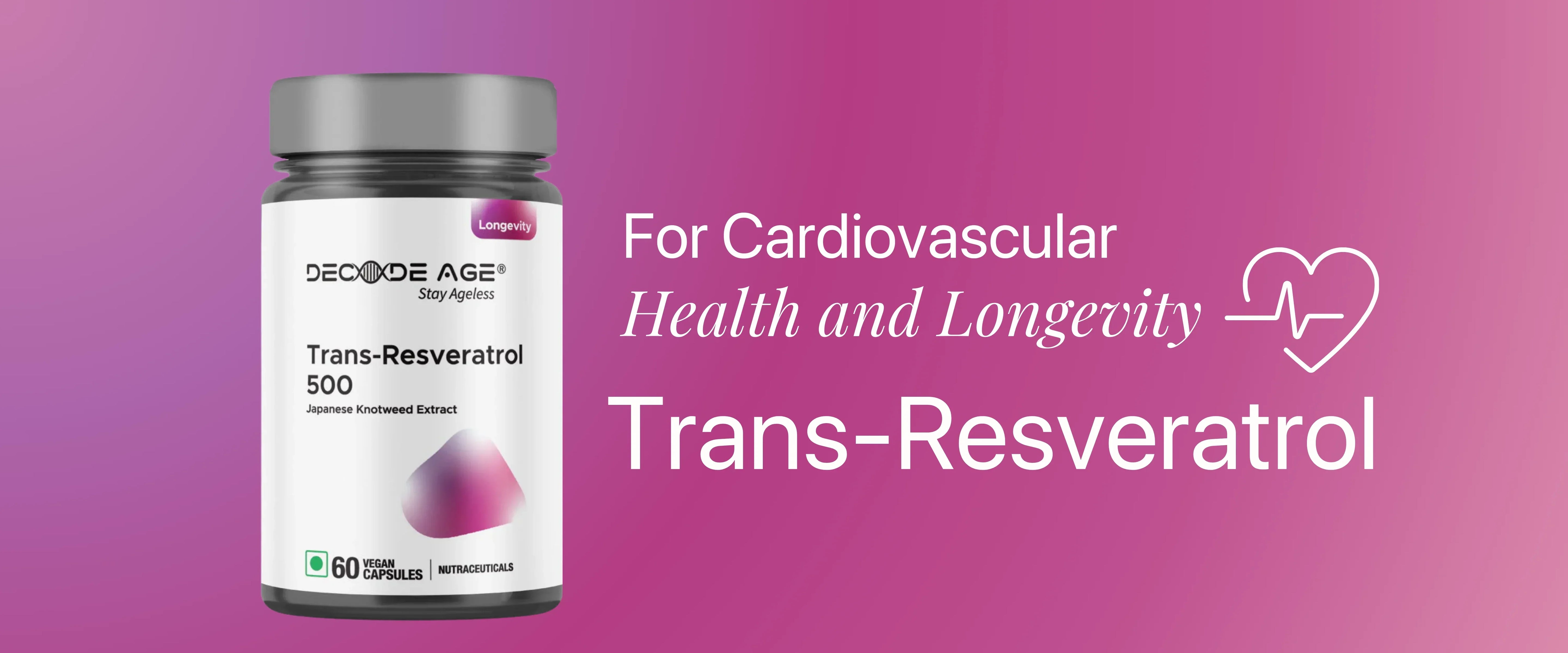 transresveratrol for cardiovascular health and longevity