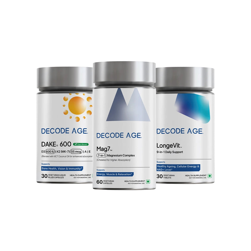 Buy Mandira's energy supplements – Longevian Starter Pack