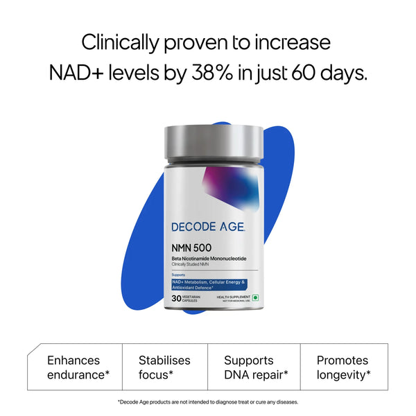 β- NMN | Beta-Nicotinamide Mononucleotide | 500mg