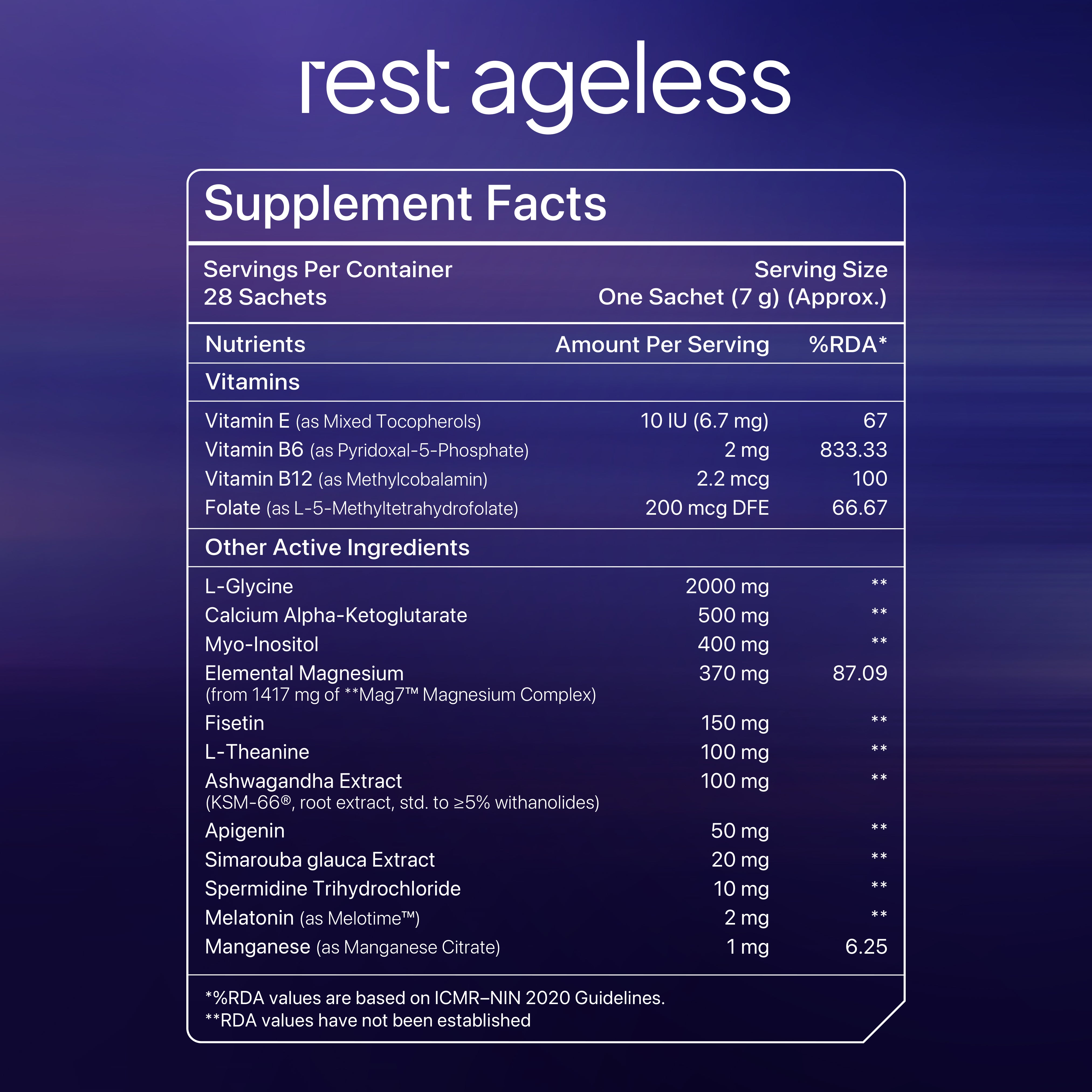 Rise & Rest Ageless
