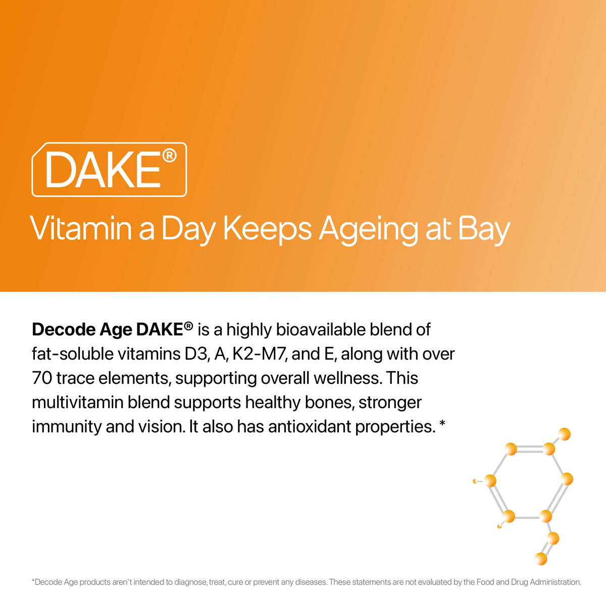 DAKE 5000 IU Multivitamin | High-Potency Vitamin D3, K2(MK-7), A & E Supplements
