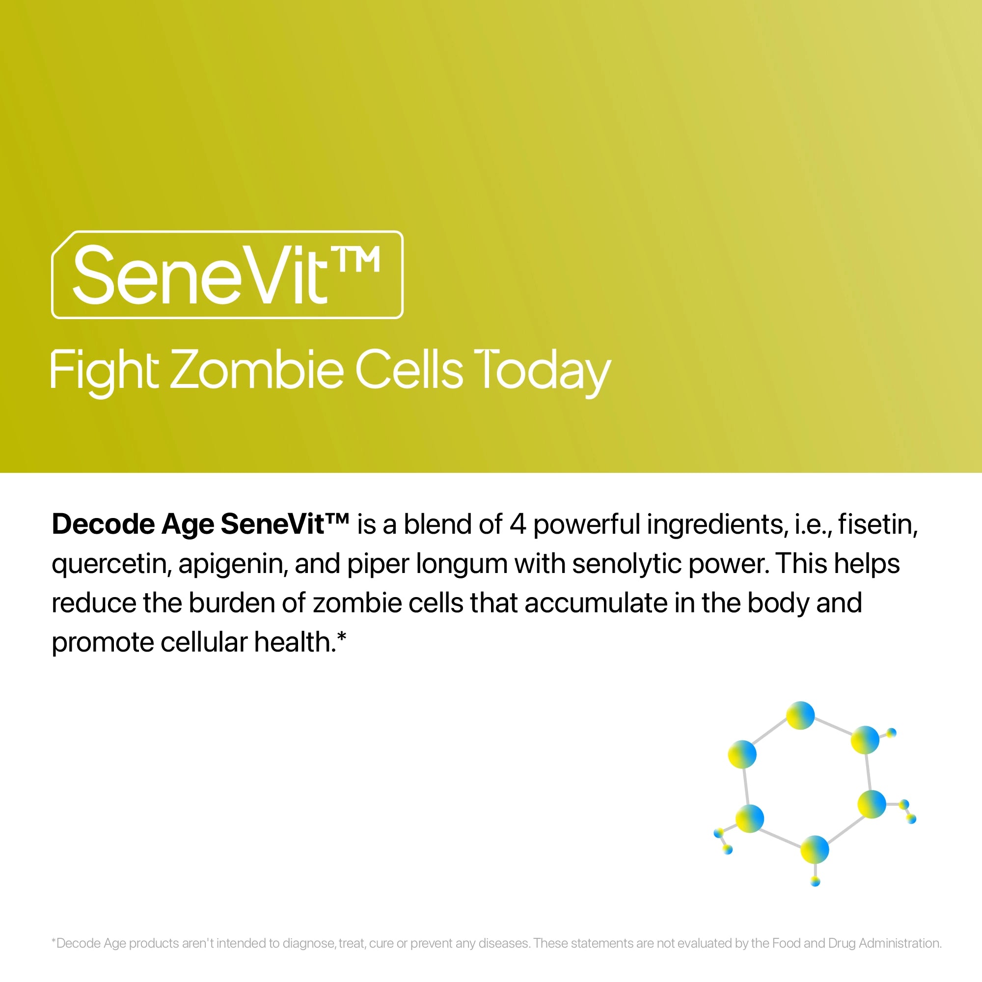SeneVit™ | Decode Age Foundational Senolytic Activator Blend
