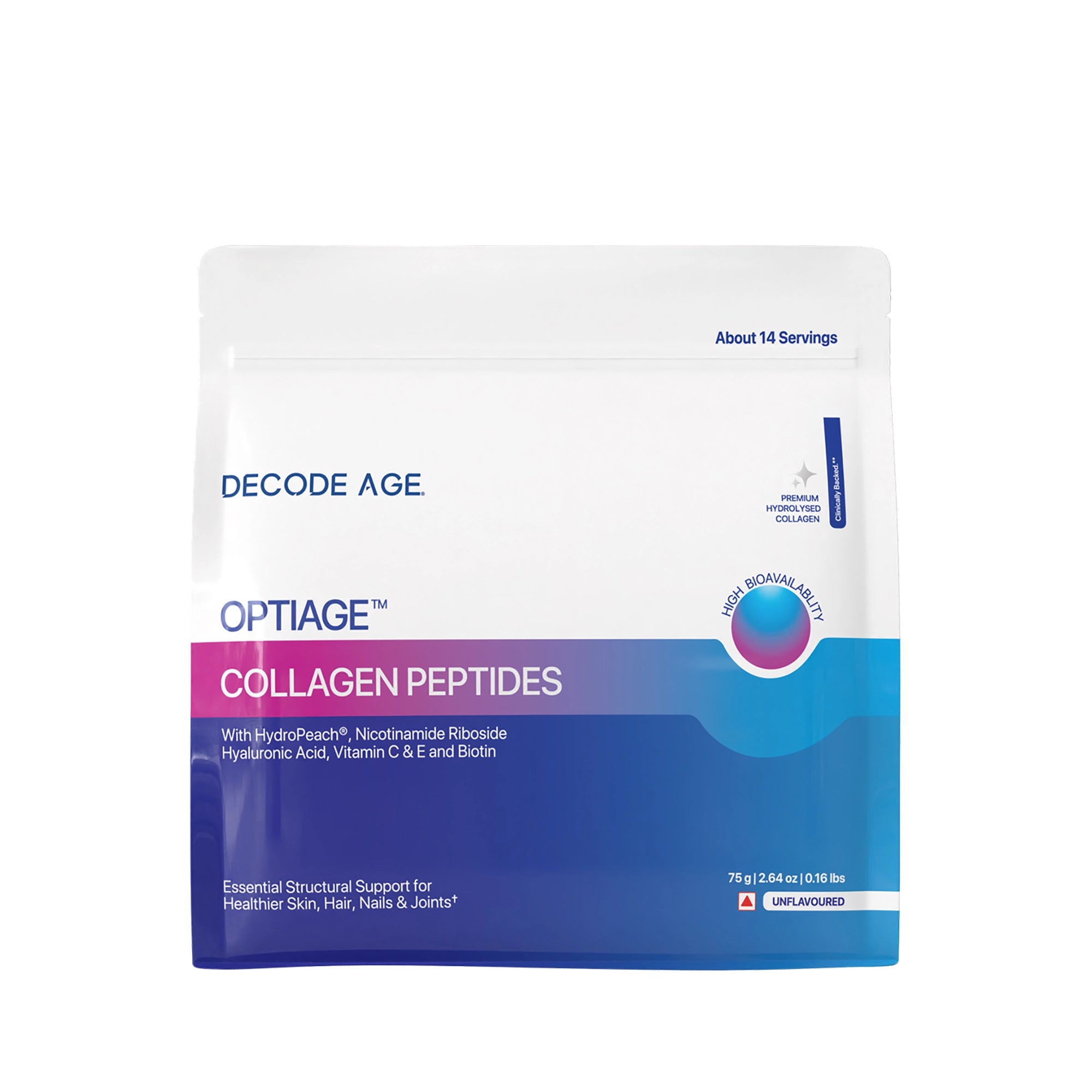 OptiAge™ Marine Collagen Peptide | 75g, 14 servings
