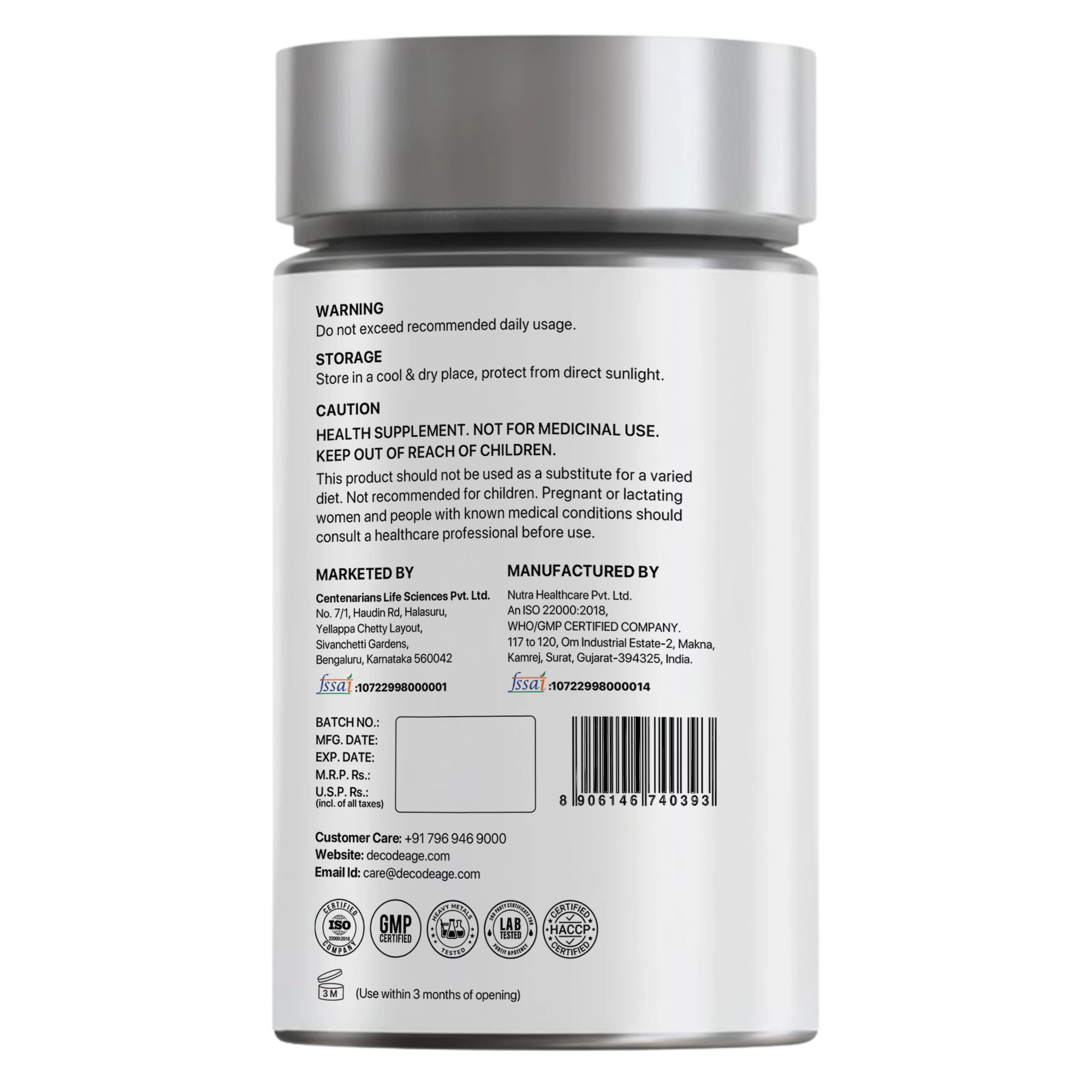 Ca-AKG | Calcium Alpha Ketoglutarate