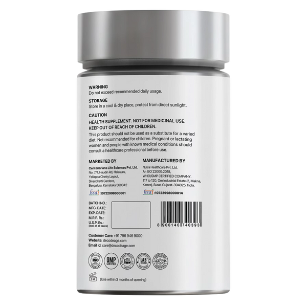 Ca-AKG | Calcium Alpha Ketoglutarate