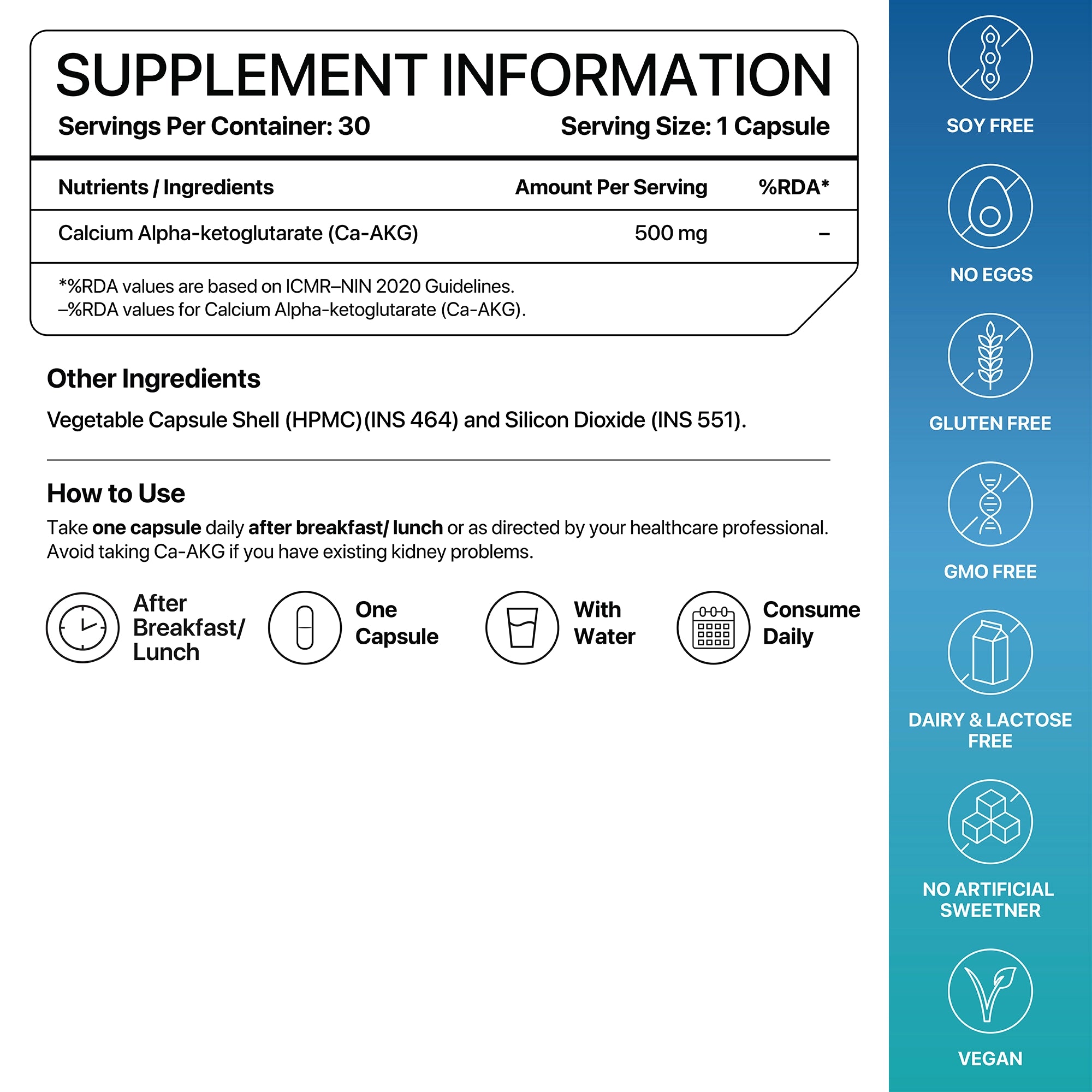 Ca-AKG | Calcium Alpha Ketoglutarate
