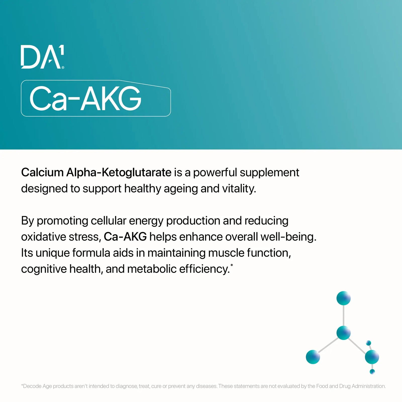 Ca-AKG | Calcium Apha Ketoglutarate - Decode Age