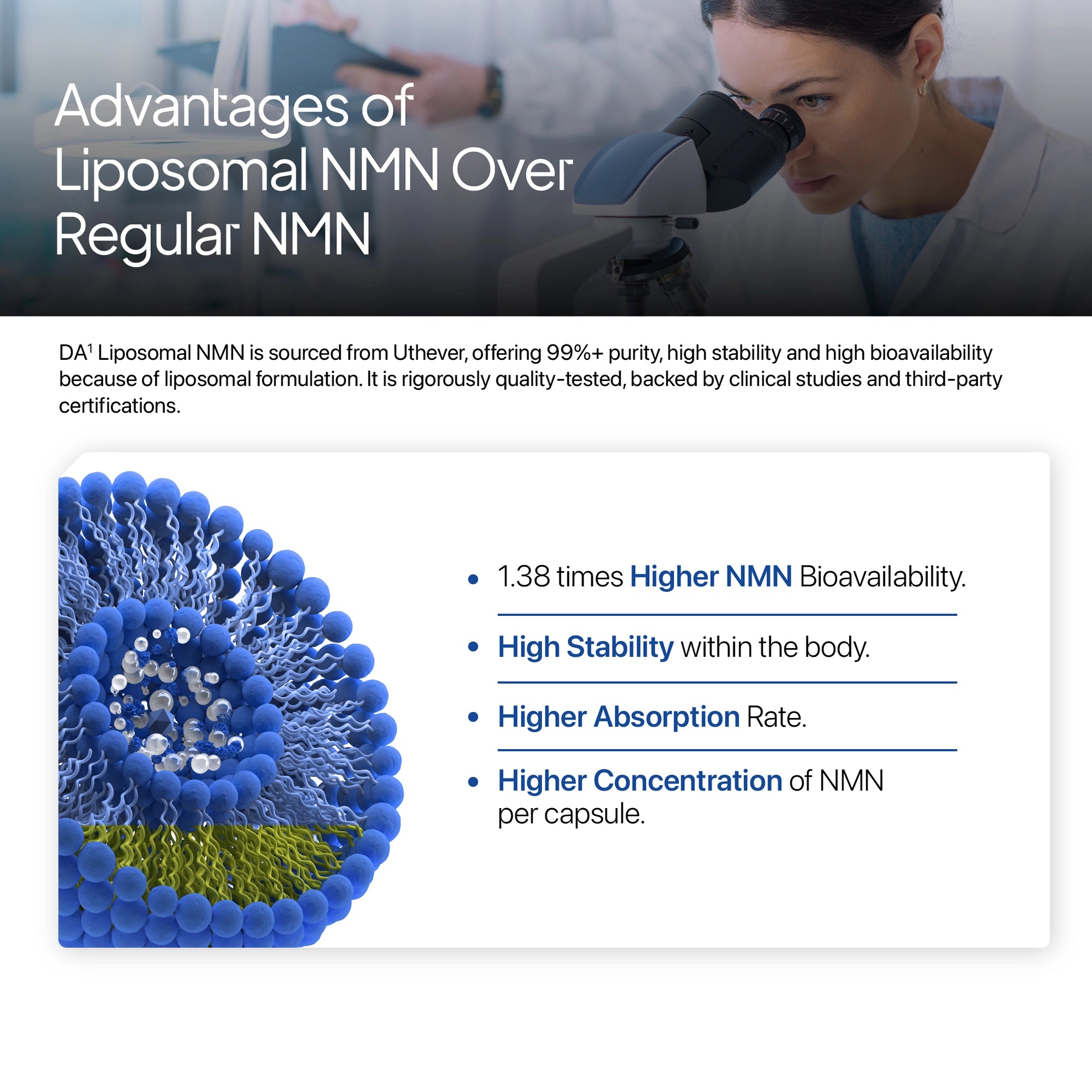 Liposomal NMN | Βeta Nicotinamide Mononucleotide