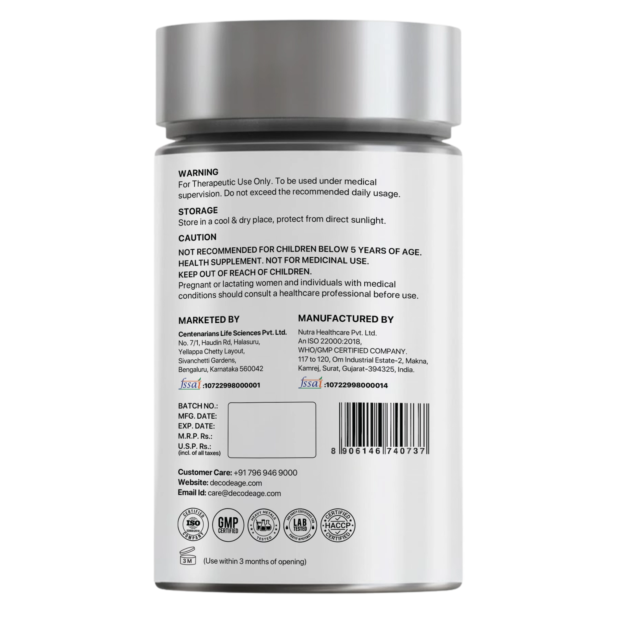 Plant Based DAKE 5000 IU, K2 (MK-7), A & E