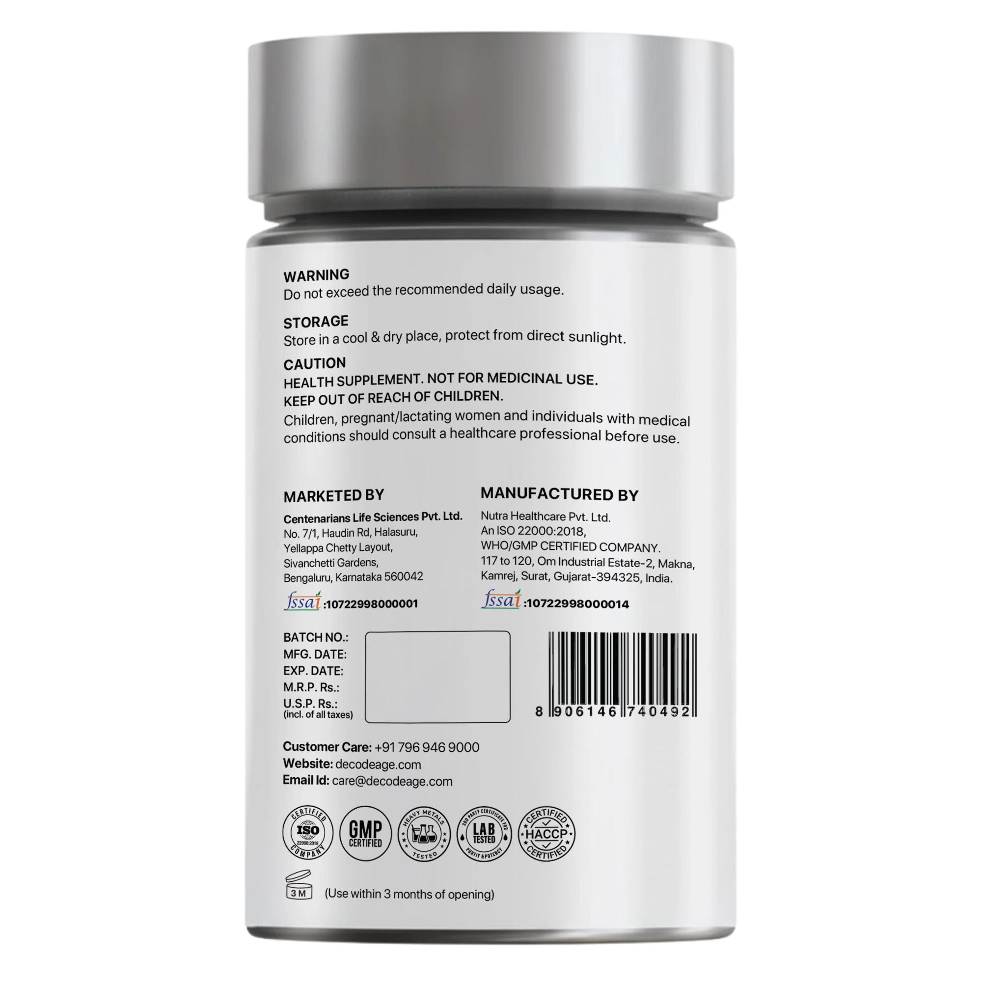 DAKE 600IU  | Multivitamin D3, K2 (MK-7), A & E
