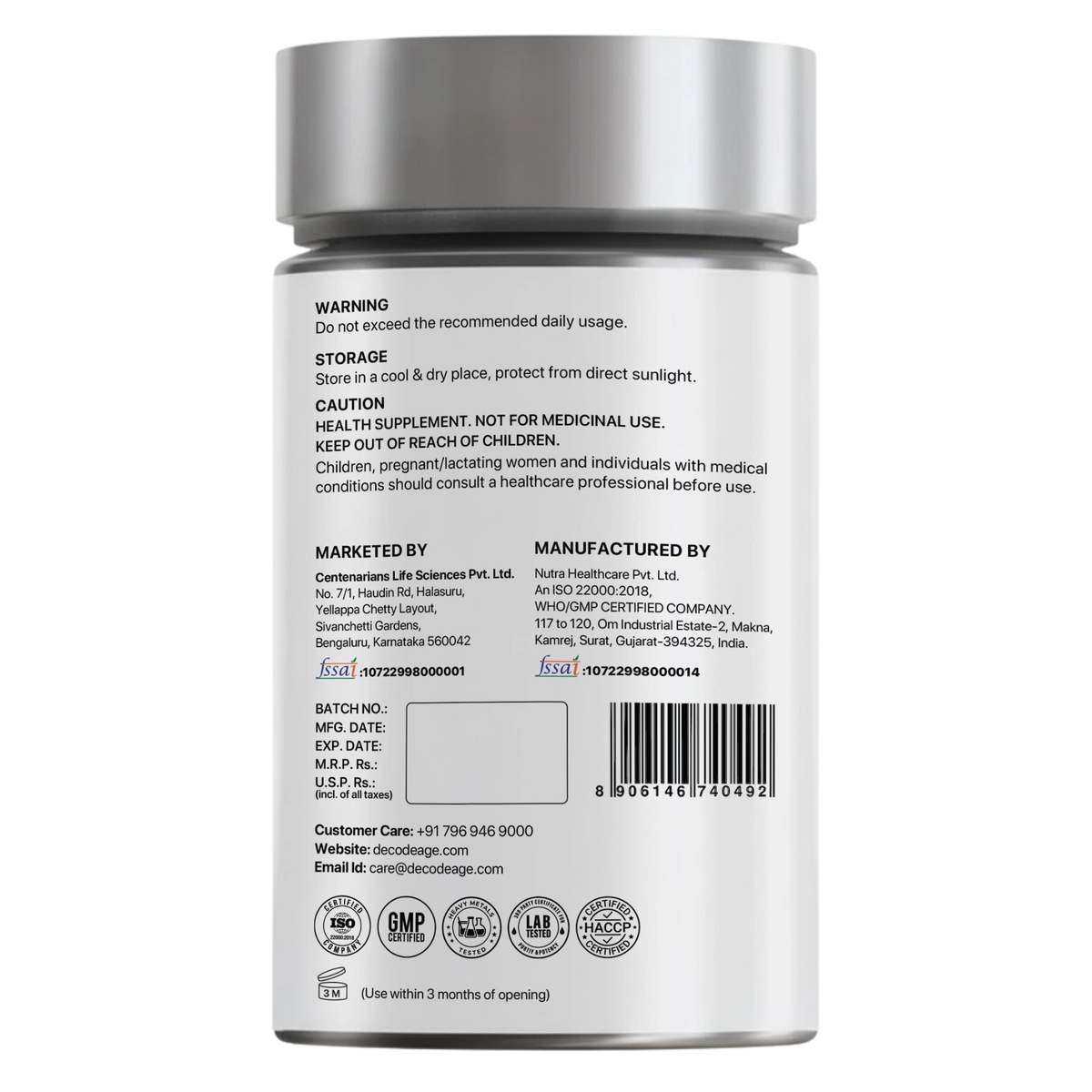 DAKE 600 IU Multivitamin | Vitamin D3, K2 (MK-7), A & E