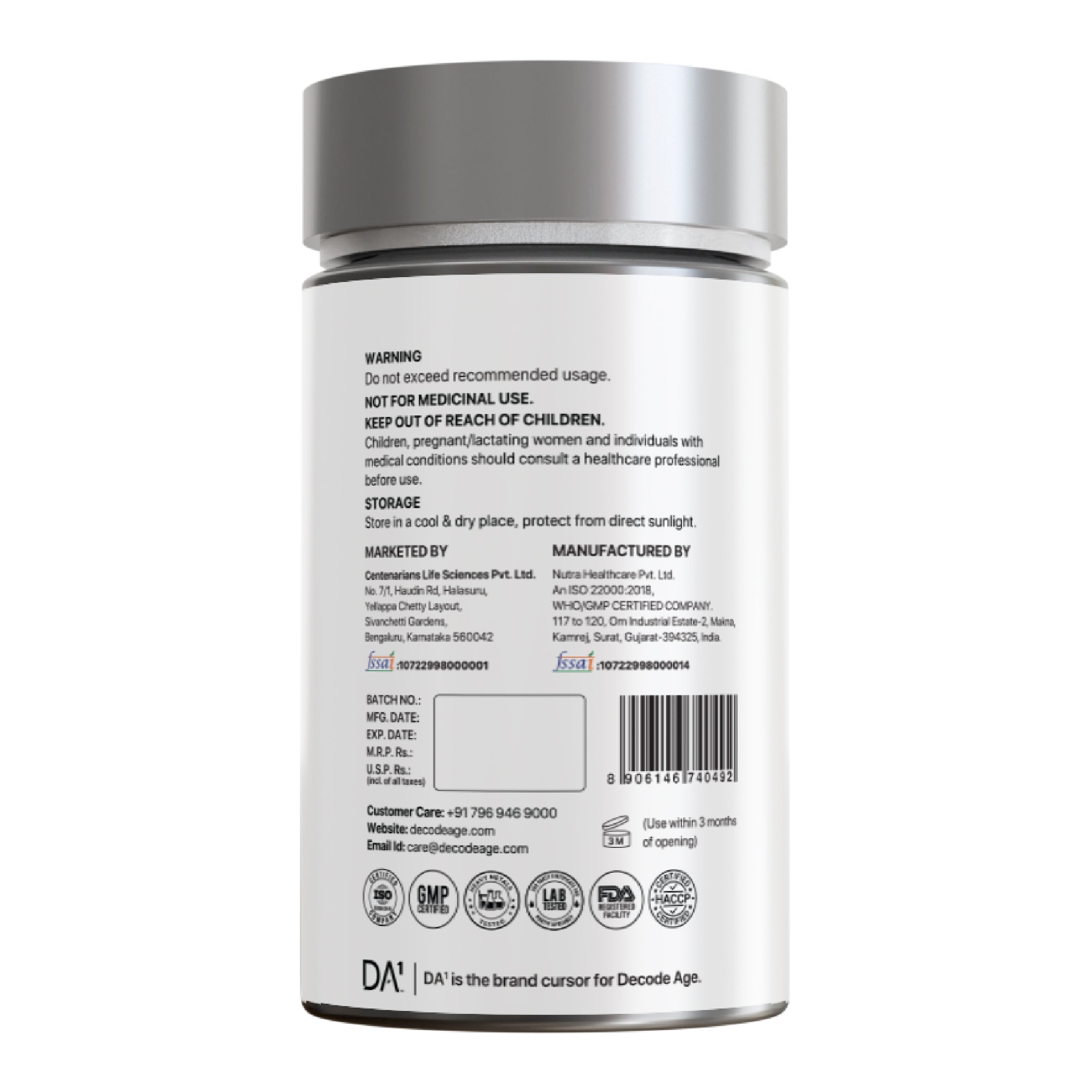 DAKE® | Multivitamin D3, K2 (MK-7), A & E
