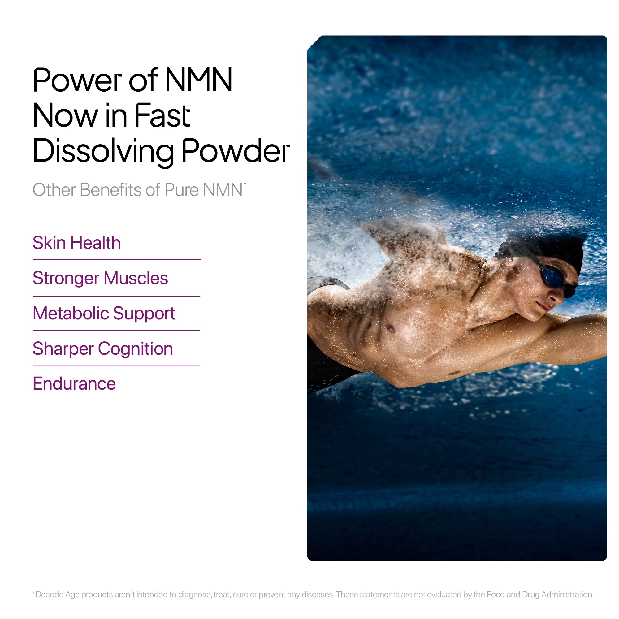 Pure NMN |Βeta Nicotinamide Mononucleotide, 14 Grams, 46 Servings