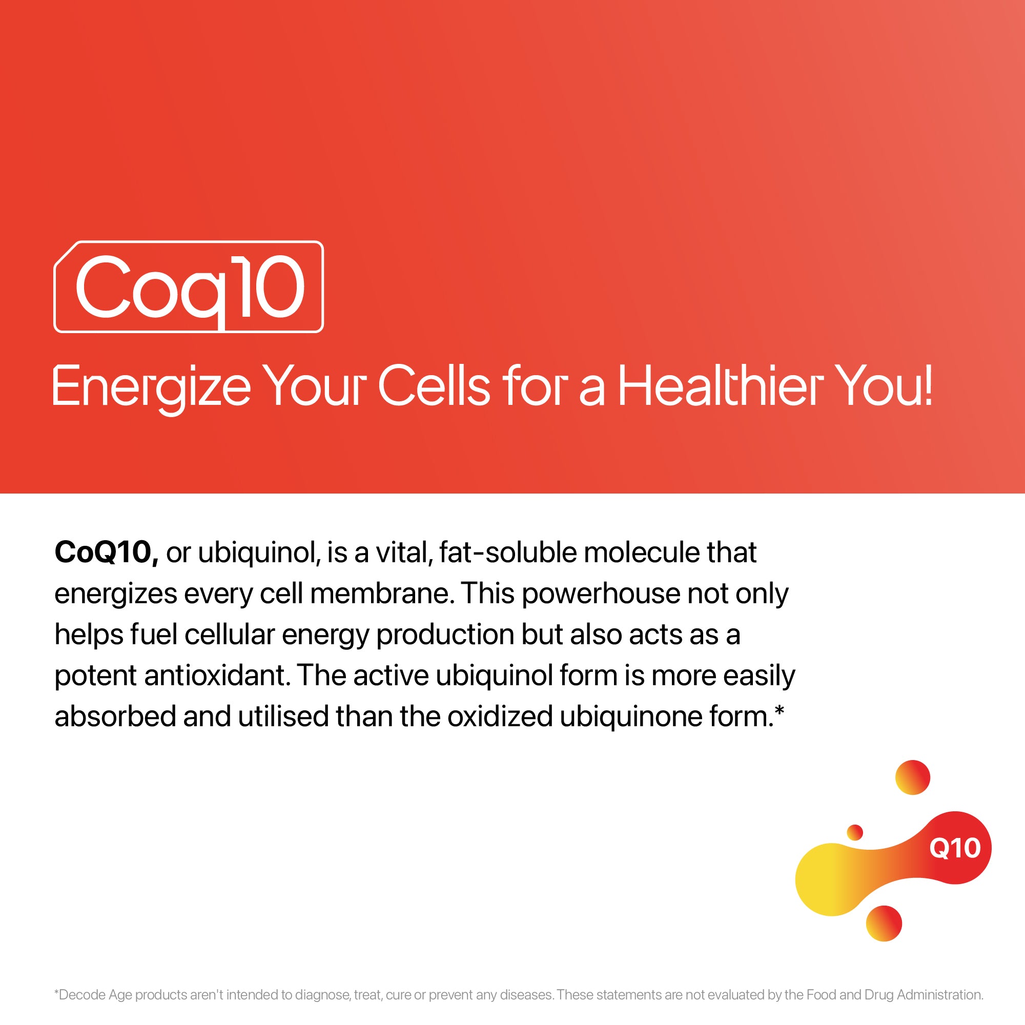 CoQ10 | Coenzyme Q10 (Ubiquinol)