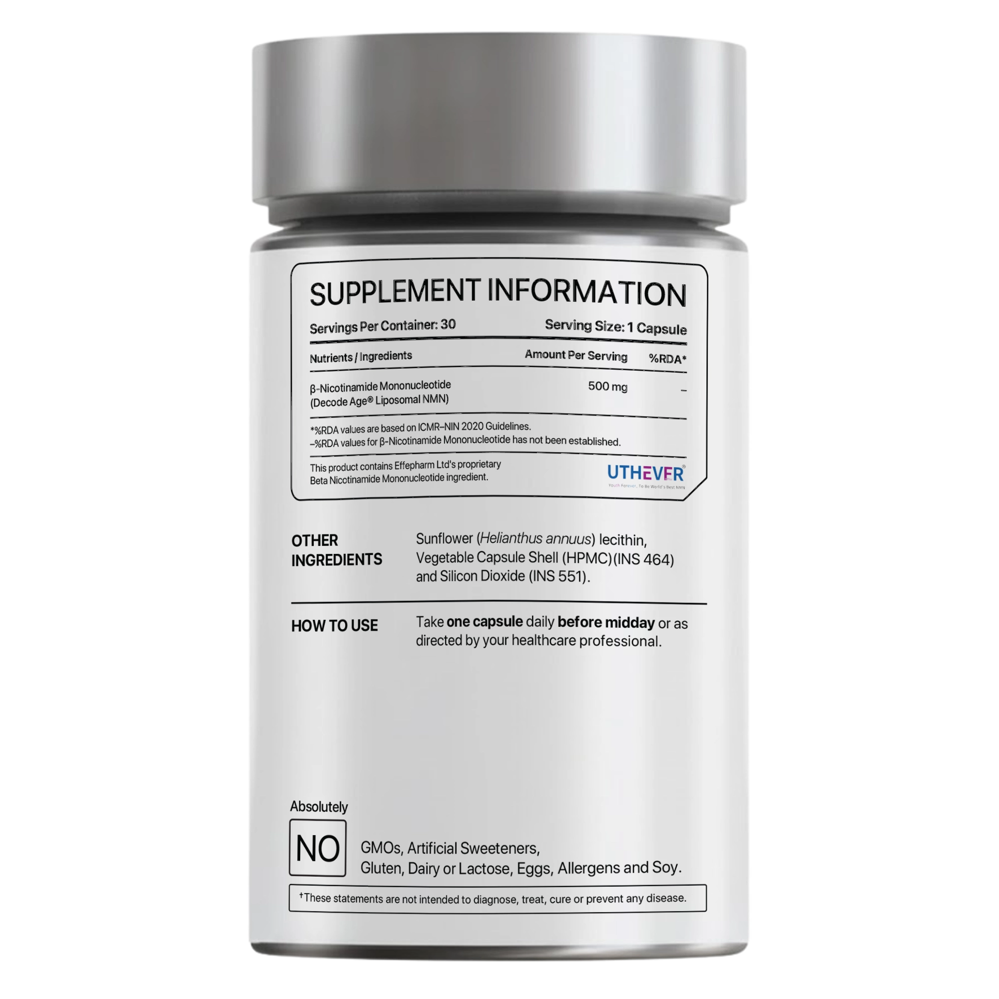 Liposomal NMN | Βeta Nicotinamide Mononucleotide