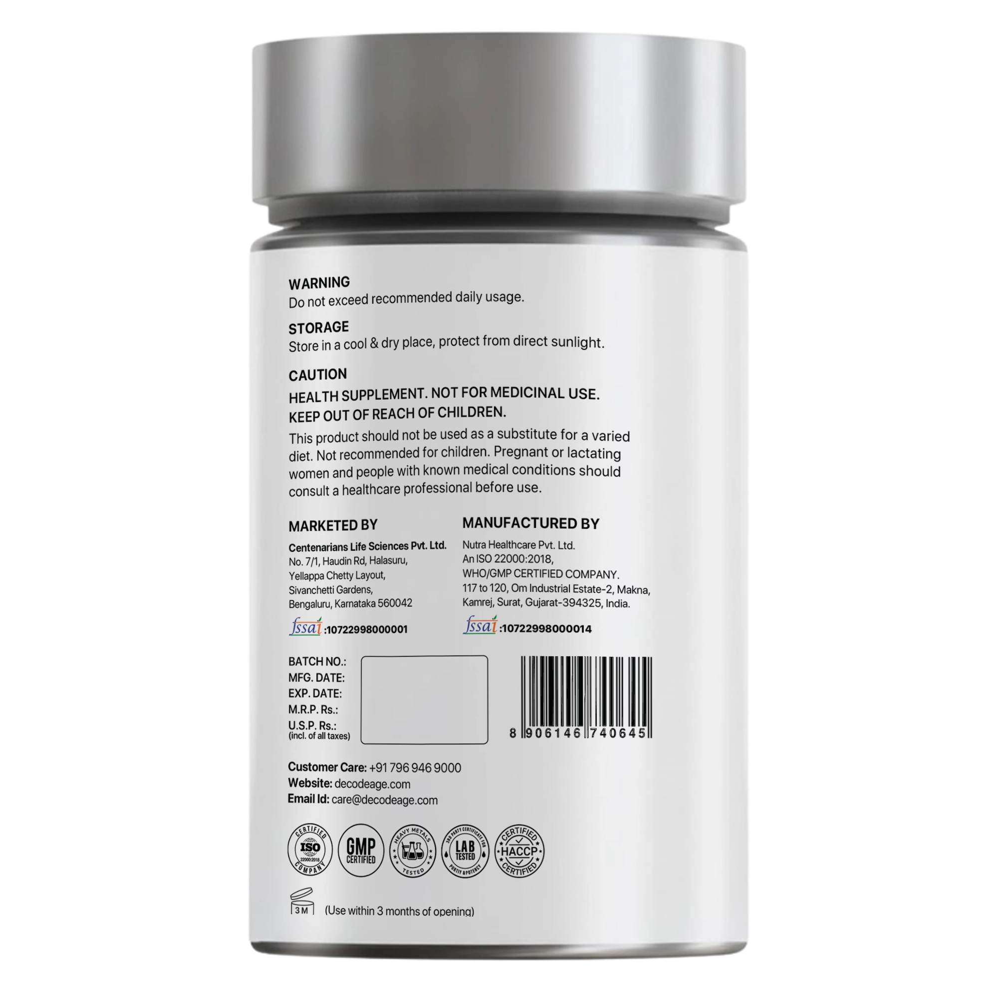 Liposomal NMN | Βeta Nicotinamide Mononucleotide