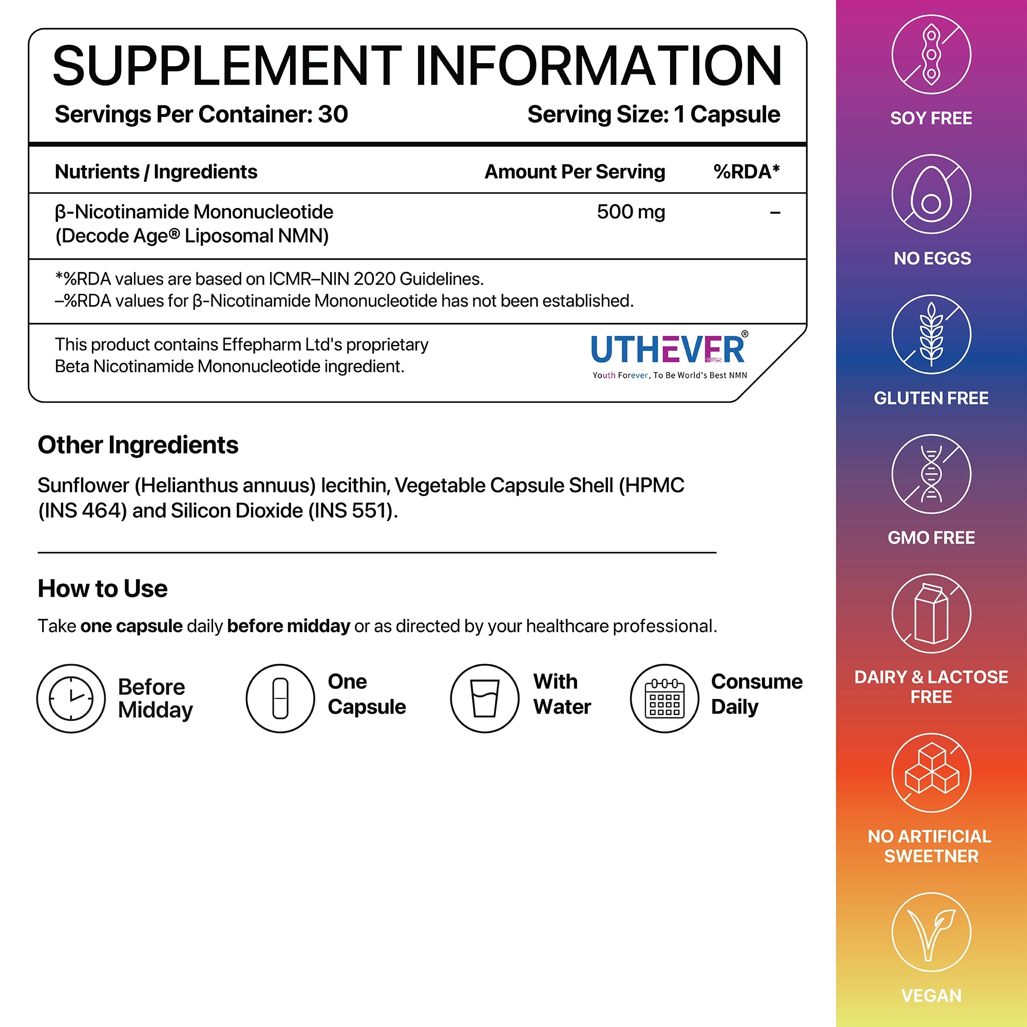 Liposomal NMN | Βeta Nicotinamide Mononucleotide