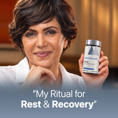 Mandira's magnesium – Mag7, her sleep and muscle health supplement