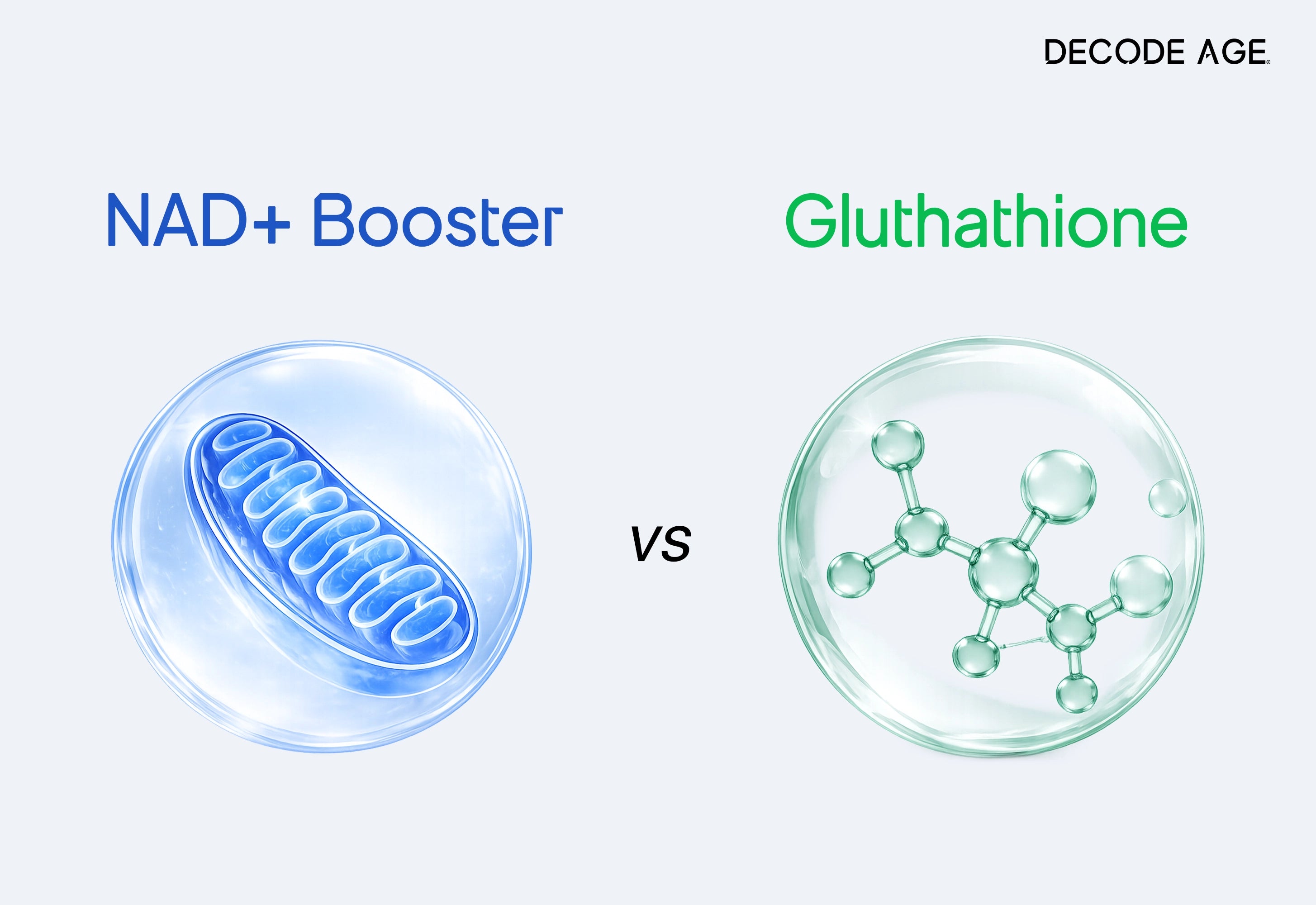 NAD+ Booster vs Glutathione: Best Anti Ageing Supplement NAD+ Booster vs Glutathione: Best Anti Ageing Supplement