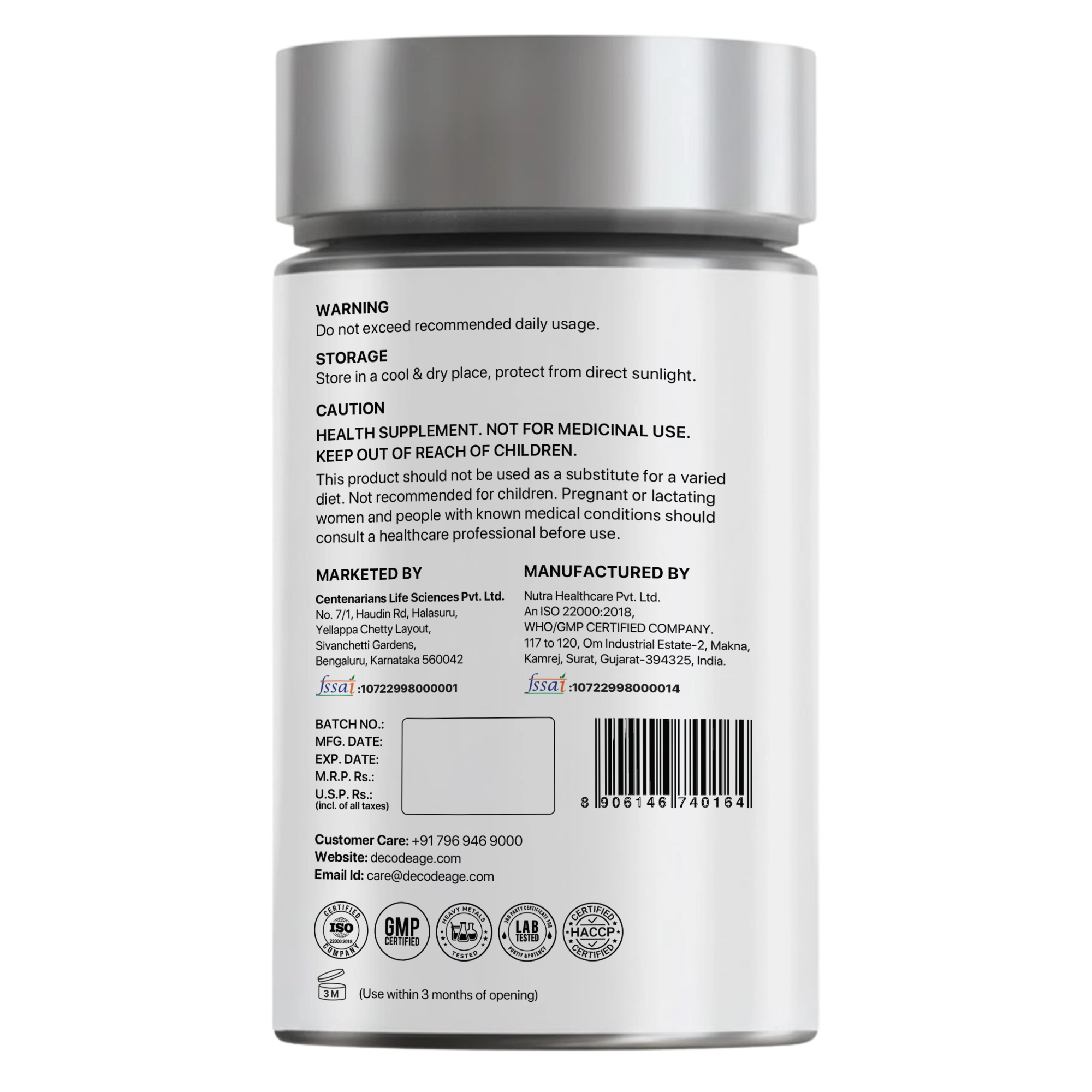 SeneVit™ | Decode Age Foundational Senolytic Activator Blend