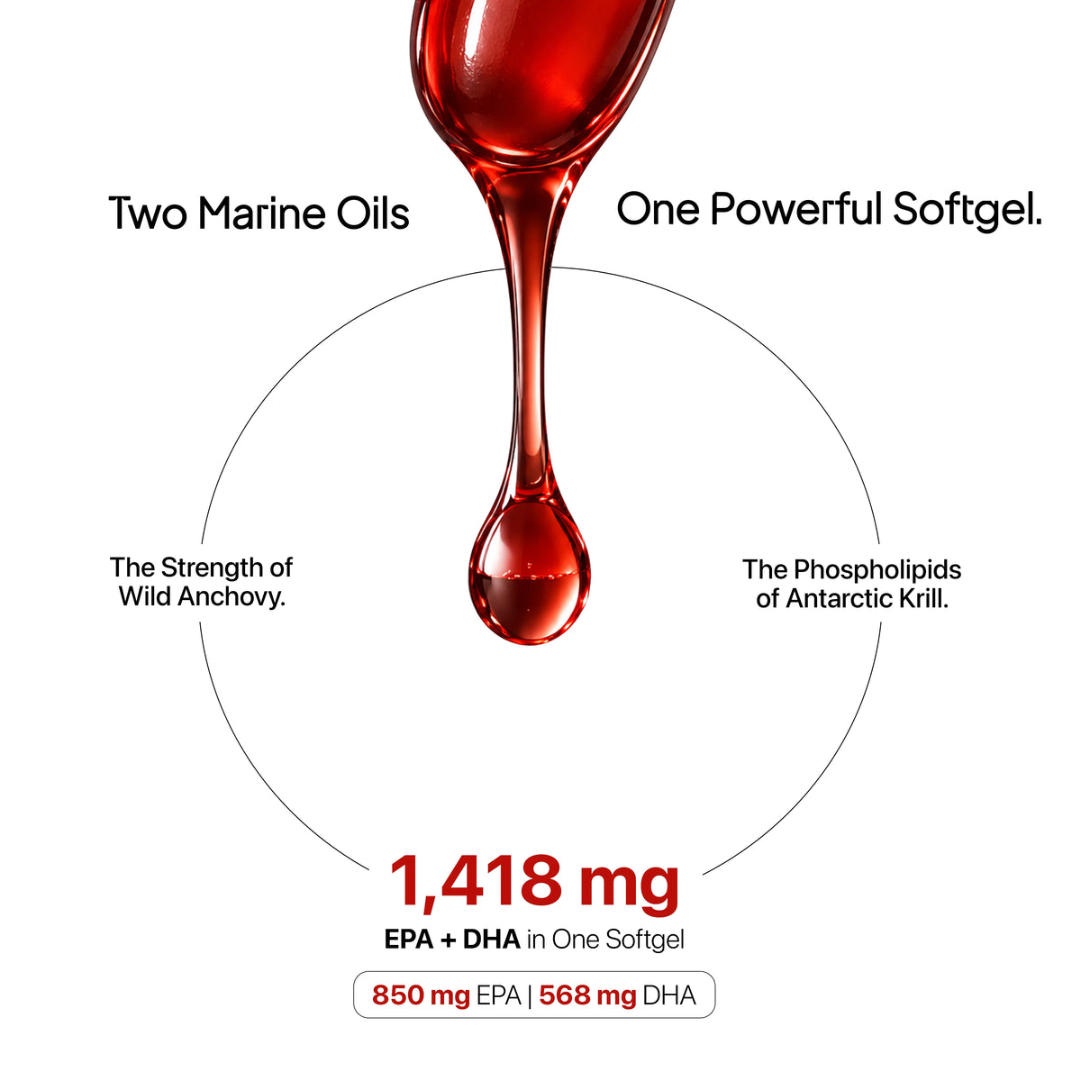 OptiKrill™ Krill Oil + Fish Oil Omega-3