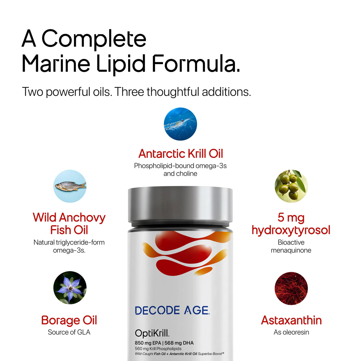 Buy OptiKrill Antarctic Krill Oil + Fish Oil Softgels