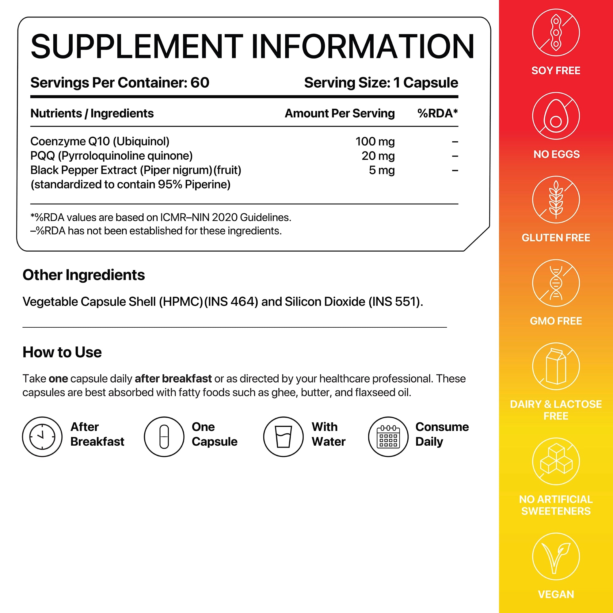 CoQ10 | Coenzyme Q10 (Ubiquinol)