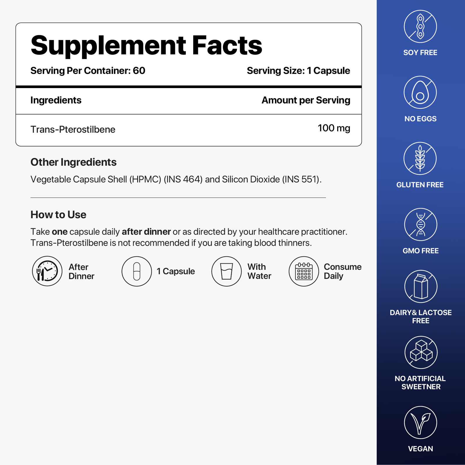 Trans-Pterostilbene | Sirtuin Activator - Decode Age