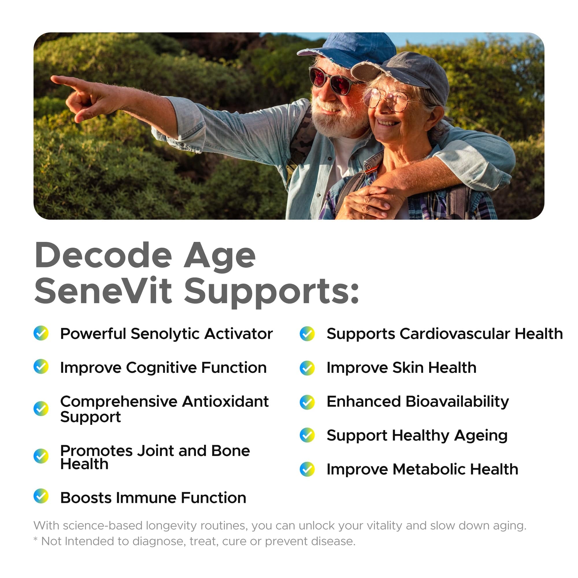 SeneVit | Senolytic Activator Supplement | Decode Age